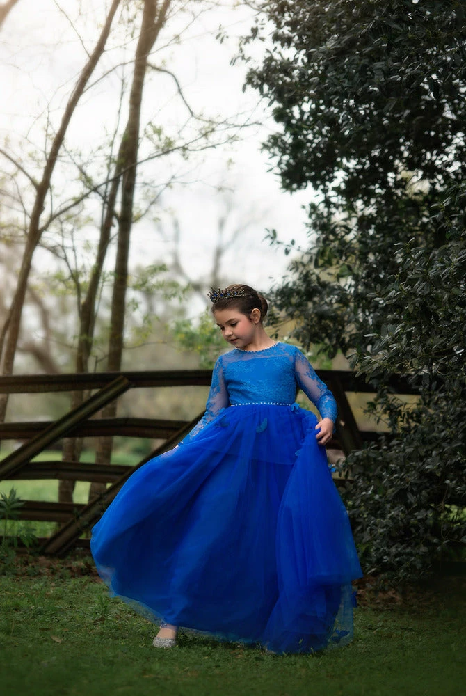 TRISH SCULLY HOME GIRLS MARIPOSA GOWN ROYAL BLUE 5 TRISH SCULLY HOME GIRLS MARIPOSA GOWN ROYAL BLUE