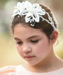 TRISH SCULLY LE FLEUR BLANCHE HEADBAND GIRLS