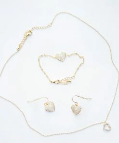 TRISH SCULLY HEART 3-PC JEWELRY SET