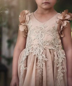 TRISH SCULLY HOME BIANCA DRESS GOLD