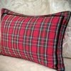 TRISH SCULLY ROYAL STEWART TARTAN BOLSTER PILLOW HOME 2 TRISH SCULLY ROYAL STEWART TARTAN BOLSTER PILLOW HOME