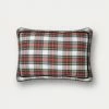 TRISH SCULLY HOME STEWART TARTAN BOLSTER PILLOW