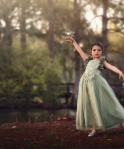 TRISH SCULLY BIANCA GOWN CELADON 10 TRISH SCULLY BIANCA GOWN CELADON