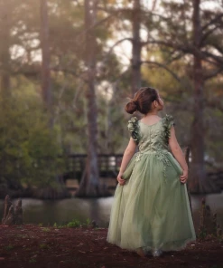 TRISH SCULLY BIANCA GOWN CELADON 9 TRISH SCULLY BIANCA GOWN CELADON