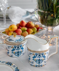 TRISH SCULLY HOME CORINNE 3PC. BONE CHINA TEA SERVICE