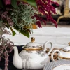 TRISH SCULLY HOME GRISAILLE BONE CHINA TEA SERVICE