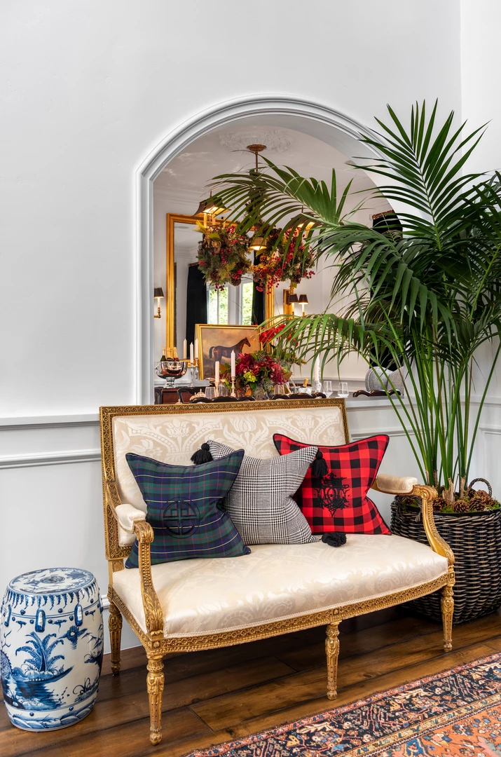 TRISH SCULLY BLACK WATCH EMBROIDERED PILLOW CASE HOME 6 TRISH SCULLY BLACK WATCH EMBROIDERED PILLOW CASE HOME