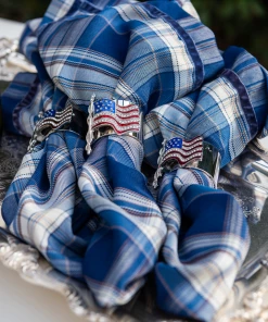 TRISH SCULLY HOME WHITEHALL NAPKIN SET OF 4