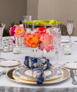 TRISH SCULLY HOME CORINNE BONE CHINA DINNERWARE 5PC. SET