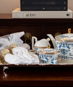 TRISH SCULLY HOME CORINNE 3PC. BONE CHINA TEA SERVICE