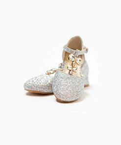 TRISH SCULLY GIRLS PRINCESS SHOE SILVER