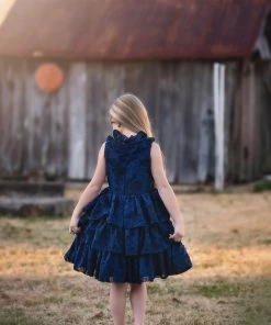TRISH SCULLY JOELLE DRESS NAVY