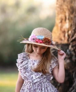 TRISH SCULLY HOME MAIZY DRESS LAVENDER FLORAL