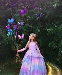 TRISH SCULLY HOME MARIPOSA GOWN WATERCOLORS GIRLS