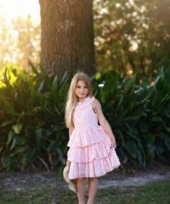 TRISH SCULLY JOELLE DRESS LIGHT PINK