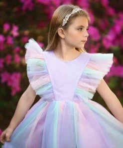 TRISH SCULLY MILLY DRESS WATERCOLORS GIRLS