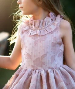 TRISH SCULLY GIRLS JOELLE DRESS ROSE