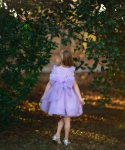 TRISH SCULLY ALICE DRESS LAVENDER GIRLS