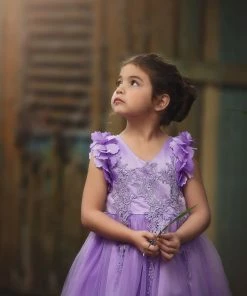 TRISH SCULLY BIANCA DRESS LAVENDER