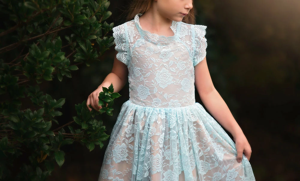 TRISH SCULLY SYLVIE DRESS BLUE Sale Kid's 5 TRISH SCULLY SYLVIE DRESS BLUE Sale Kid's