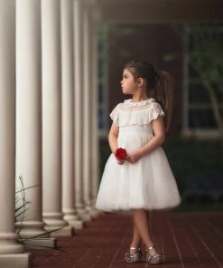 TRISH SCULLY GIOVANNA DRESS WHITE