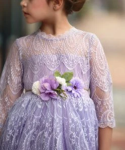TRISH SCULLY HOME BELLA RAFAELA GOWN LAVENDER