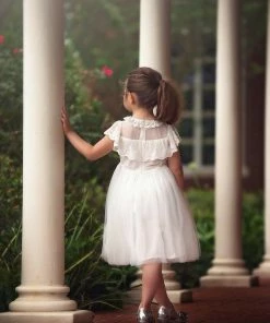 TRISH SCULLY GIOVANNA DRESS WHITE