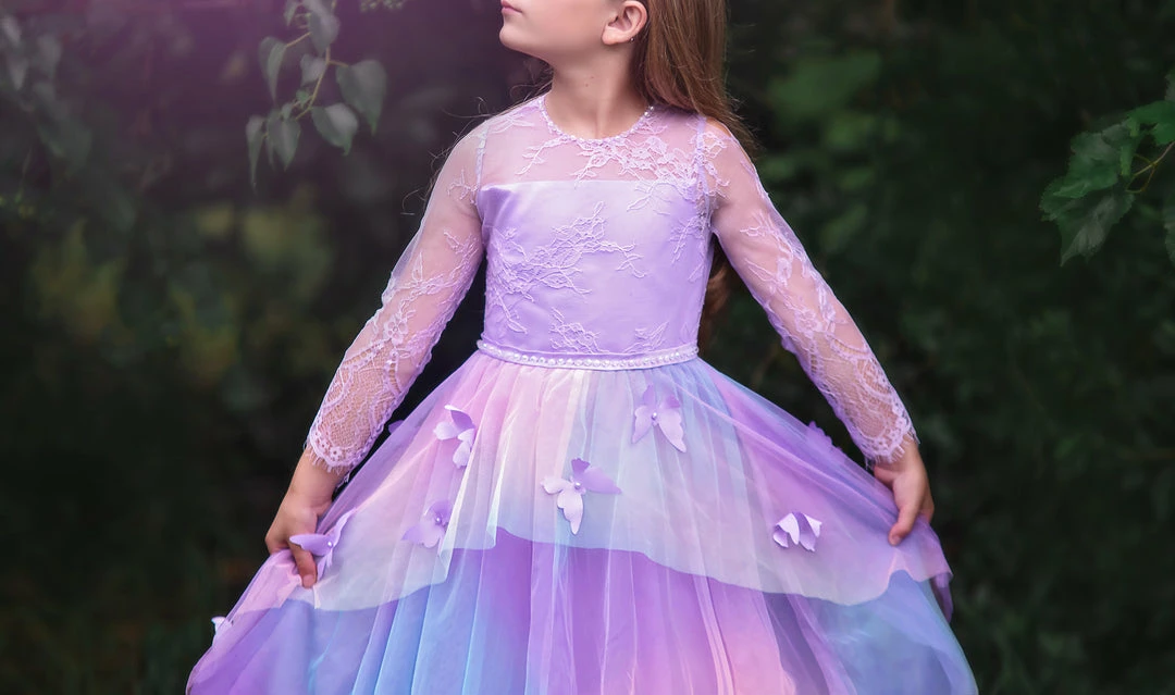 TRISH SCULLY HOME MARIPOSA GOWN WATERCOLORS GIRLS 4 TRISH SCULLY HOME MARIPOSA GOWN WATERCOLORS GIRLS