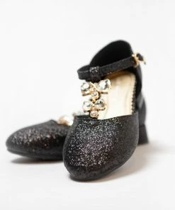 TRISH SCULLY GIRLS PRINCESS SHOE BLACK 7 TRISH SCULLY GIRLS PRINCESS SHOE BLACK