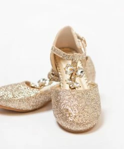 TRISH SCULLY PRINCESS SHOE GOLD 7 TRISH SCULLY PRINCESS SHOE GOLD